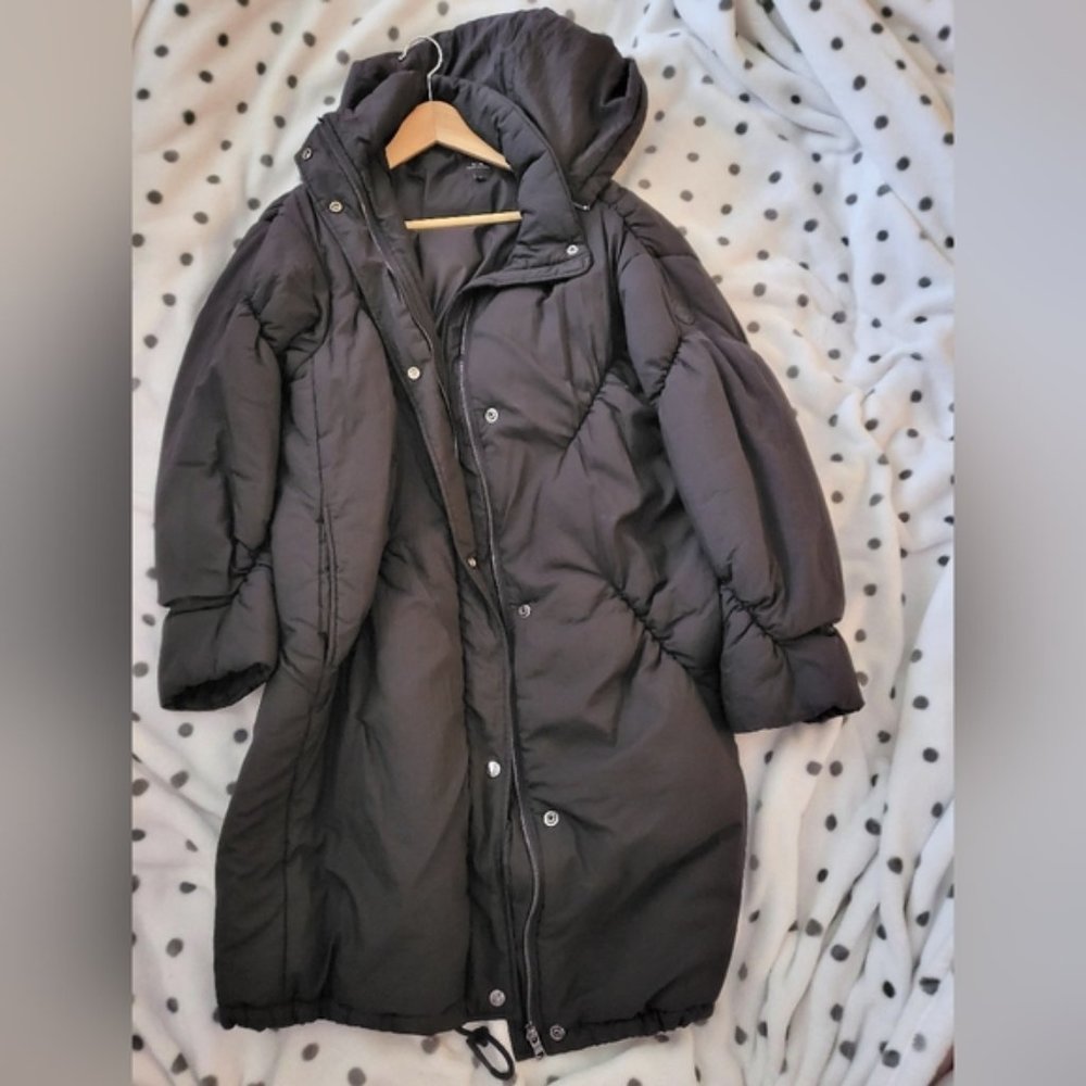AX Armani Exchange Long Light Puffer Jacket